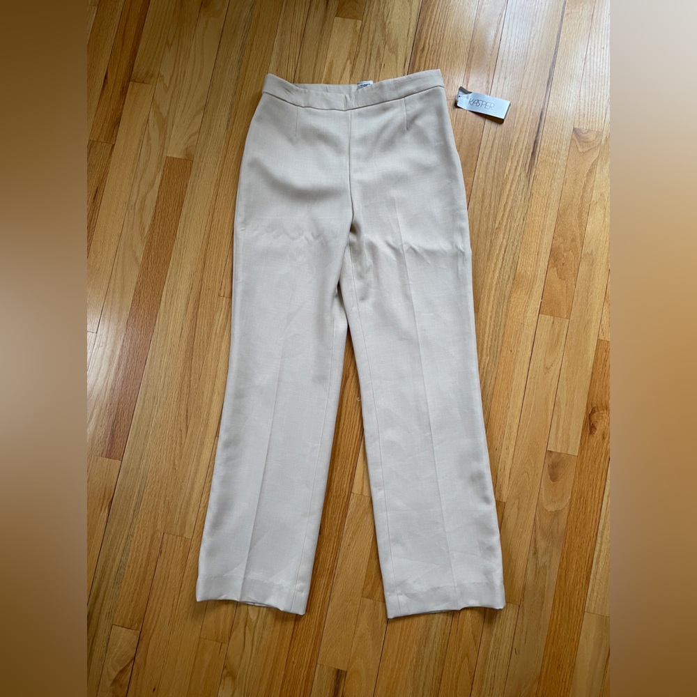 Kasper Ivory Full Pant Suit Set